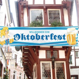 Oktoberfest Riesen Fahne 90 x 150  cm Wimpel Wies'n Bayern Raute #1493 