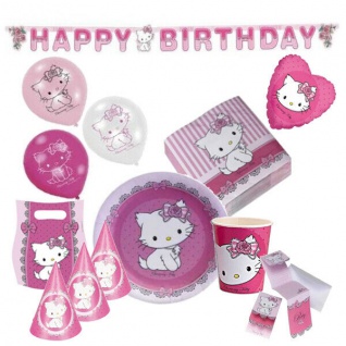 Charmmy Kitty Hello Kitty Kinder Geburtstag Party - Deko Geburtstag-Set