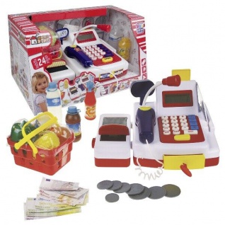 CASH REGISTER Spielzeug Kasse Kinder Kasse mit Zubehör Spielkasse Kaufladen 055
