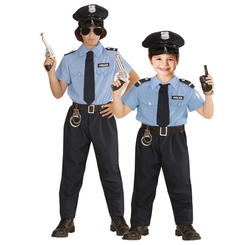 Rub Kinder Kostüm Polizist Polizei Uniform Karneval Fasching 