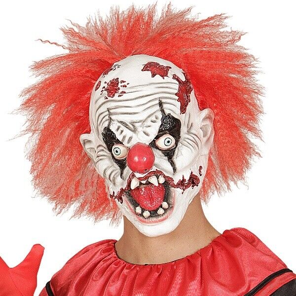 CLOWNMASKE Horror Clown Clownsmaske ES Psycho (1018)