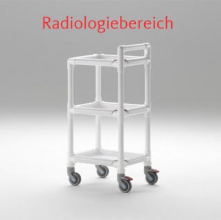 MRT Stationswagen Pflegewagen Radiologie Möbel - Vorschau 1