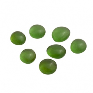 10 Spielsteine grün aus Glas 20mm Glassteine 