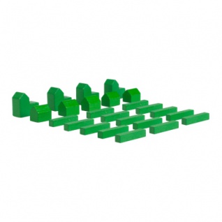 rechteckig grün Spielsteine