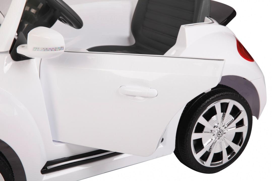 Akku kompatibel Spielzeugauto Elektrofarhezug Ride-on Beetle weiß 27MHz 460220 