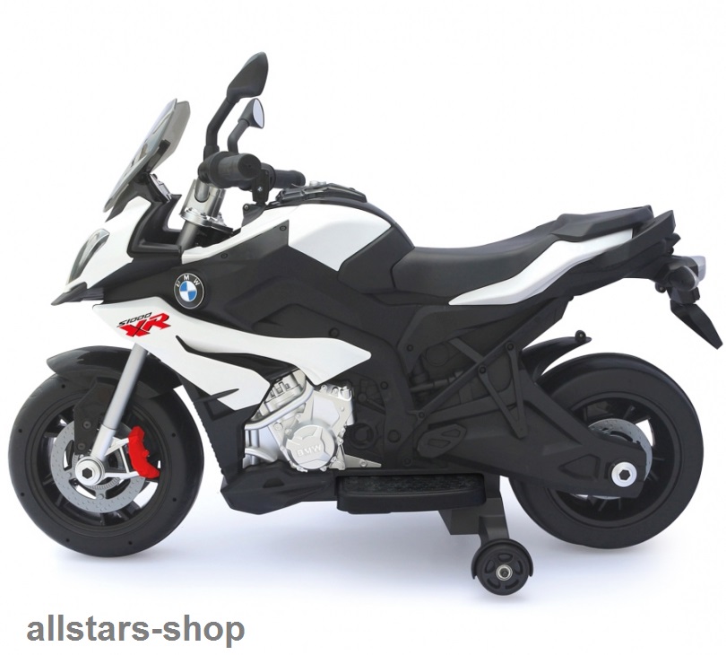 Jamara Kinder-Motorrad Ride On BMW S1000XR Motorbike mit E-Motor weiss (3)