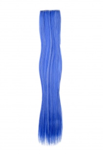 2 CLIP Extension Strähne Haarverlängerung Blau glatt 45cm YZF-P2S18-T2512/1001
