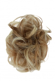 Haarteil: Kunsthaar Scrunchy Haarband Pferdeschwanz Blond-Mix YZF-3054HT-27T613