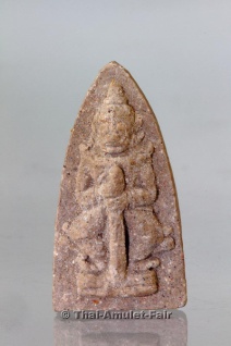 Thai Amulett Thao Wetsuwan (Yak) von Luang Phu Sawat. Abt des Wat Kaset Suk, Tambon Mae Ga, Amphoe Payao, Changwat Payao, Thailand, aus dem Jahr BE 2544 (2001). 3