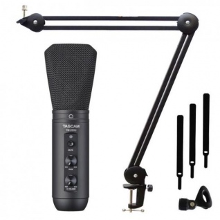 Tascam TM-250U Mikrofon + Mikrofonarm