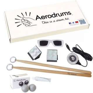 Aerodrums Schlagzeug + 2 Stk Stick-Reflektoren
