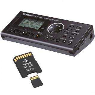 Tascam GB-10 Recorder + SD Karte