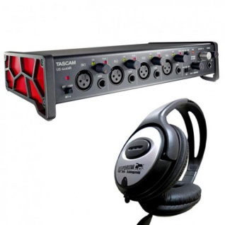 Tascam US-4x4HR Audio-Midi-Interface + Kopfhörer