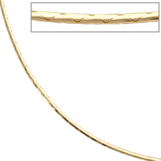 Halskette Kette 585 Gold Gelbgold 42 cm Goldkette Karabiner