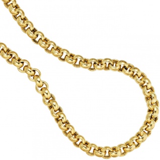 Erbskette 585 Gelbgold 6, 1 mm 45 cm Gold Kette Halskette Goldkette Karabiner