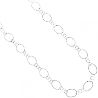 Halskette Kette 925 Sterling Silber 80 cm Silberkette Karabiner