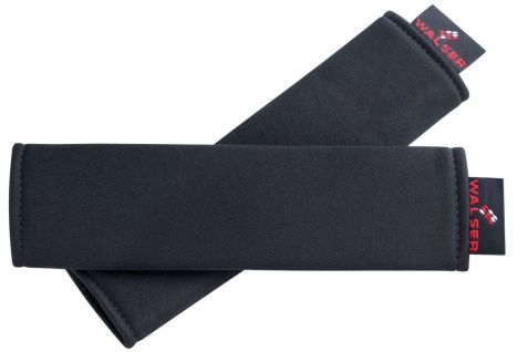 Serie Modulo Doppelpack 2 weiche Polyester Gurtpolster schwarz