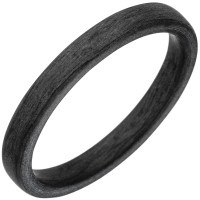 Partner Ring aus Carbon schwarz Partnerring Carbonring 2