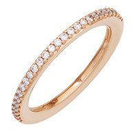Damen Ring 585 Gold Rotgold 26 Diamanten Brillanten Diamantring Rotgoldring 2