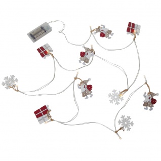 Star Trading LED-Minilichterkette Reinbek, 10 warmweiße LEDs