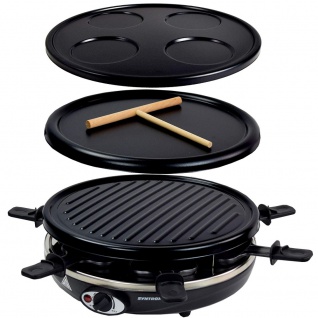 Syntrox 4 in 1 Raclette Crepemaker Grill Pancakemaker