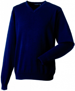Russell V-Neck Knitted Pullover