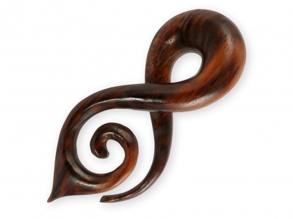 1 Stück Holz Dehnungsspirale Dehnsichel Twister Ohrhänger Dehnschnecke
