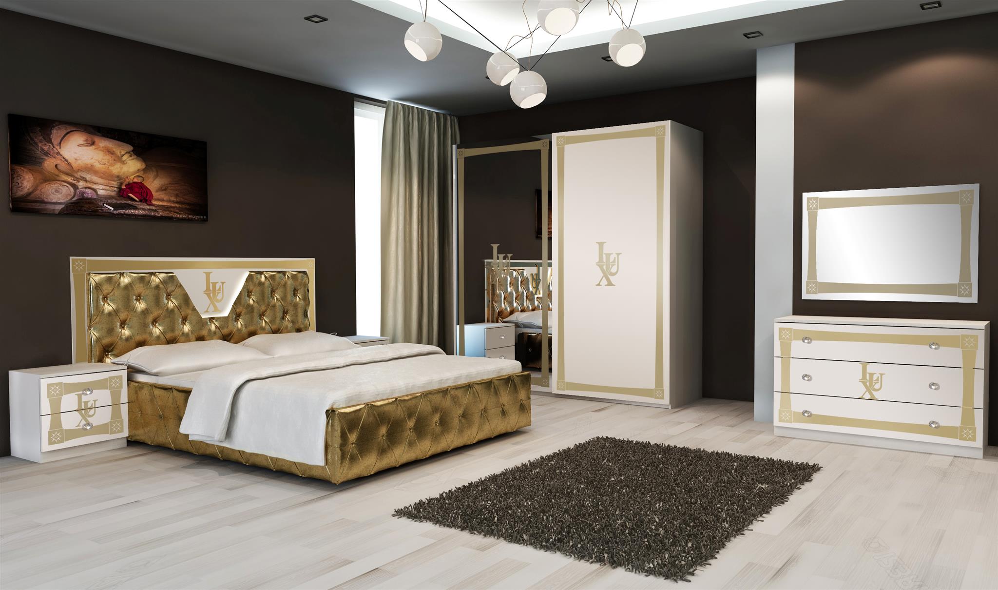 Kamur05: Elegante Schlafzimmer