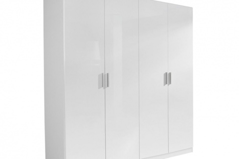 Drehtürenschrank CELLE weiß / alpinweiß 181 x 210 x 54 cm