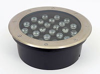 LED Boden-Einbauscheinwerfer Außen weiß oder farbig 18W