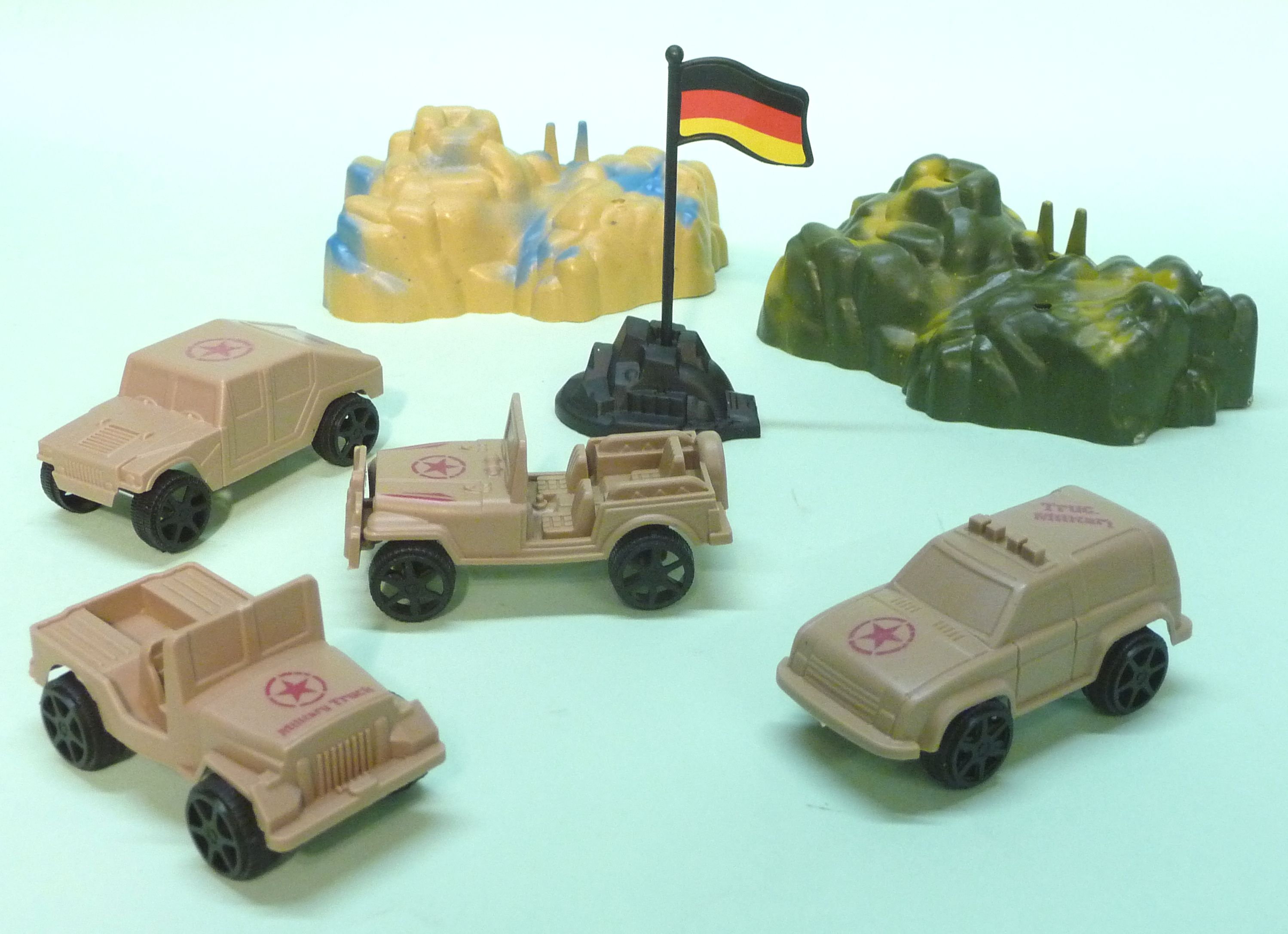 5er Militär Spielzeug Kit Armee Panzer Figuren Zubehör Modell 