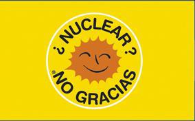 Flagge Fahne Atomkraft Nein Danke! spanisch - Vorschau 