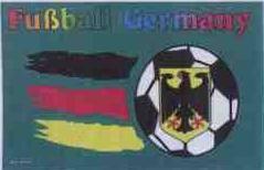 Flagge Fahne Deutschland Fussball grün 90 x 150 cm