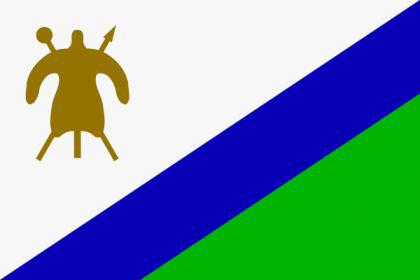 Flagge Fahne Lesotho alt 90 x 150 cm