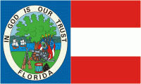 Flagge Fahne Florida 1861 90 x 150 cm - Vorschau 