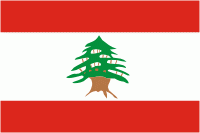 Flagge Fahne Libanon alt 90 x 150 cm