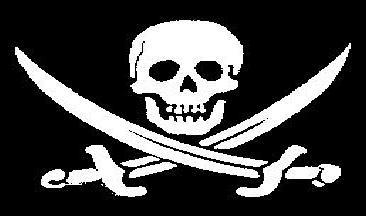 Flagge Fahne Pirat mit Säbel 90 x 150 cm