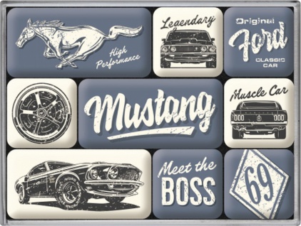 Magnet-Set - Ford Mustang