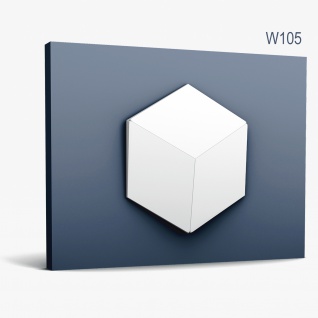 Orac Decor W105-box 1 Karton SET mit 6 3D Wandpaneele Zierlementen 0, 46 m2 2