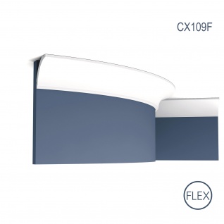 Zierleiste Profilleiste Orac Decor CX109F AXXENT flexible Stuck Profil Eckleiste Wand Leiste Decken Leiste 2 Meter