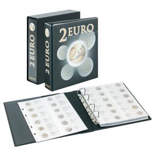 LINDNER 3535E Münzalbum PUBLICA M 2 Euro - Vordruckalbum + Kassette 2015 - 2020