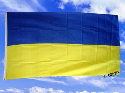 Flagge Fahne UKRAINE OHNE WAPPEN 150 x 90 cm