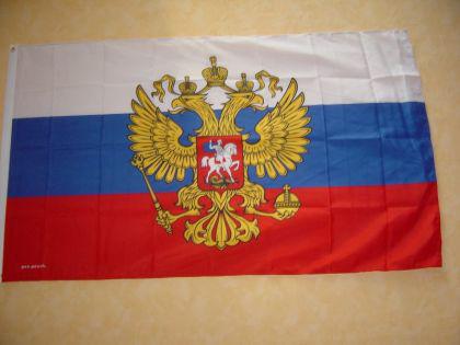 Fahne Flagge RUSSLAND WAPPEN 150 x 90 cm