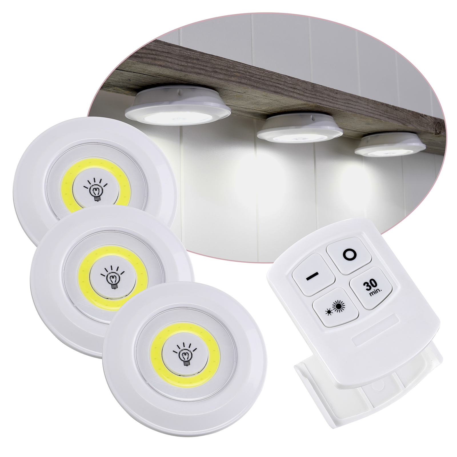 LED Lampe Leuchte Schranklicht Unterbauleuchte Fernbedienung batteriebetrieben 