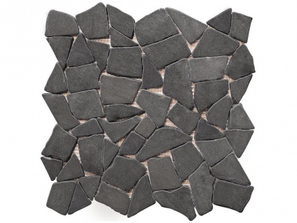 Mosaikfliesen - 1 Pack: 1 m² - Marmor - Grau - MOLI