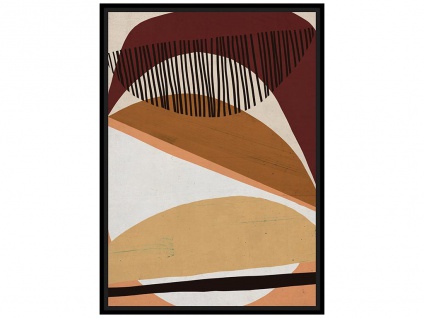 Kunstdruck abstrakt - 50 x 70 cm - Kiefer & Harz - Mehrfarbig - ETILIE II