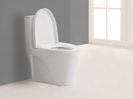 Stand-WC Keramik Spülkasten & Soft Close Automatik - Weiß - DAIKI II