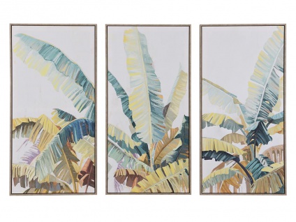 Kunstdruck gerahmt - Holz - 180 x 120 cm - Mehrfarbig - MILINA