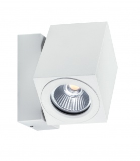 Paulmann Special Aufbauleuchte Set IP44 360° Cube Flame LED 1x7W 230V Weiß matt/Alu - Vorschau 3