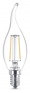 4x 8718696573877 Philips LED classic Lampe ersetzt 25 W, E14, warmweiß (2700K), 250 Lumen, Kerze 2
